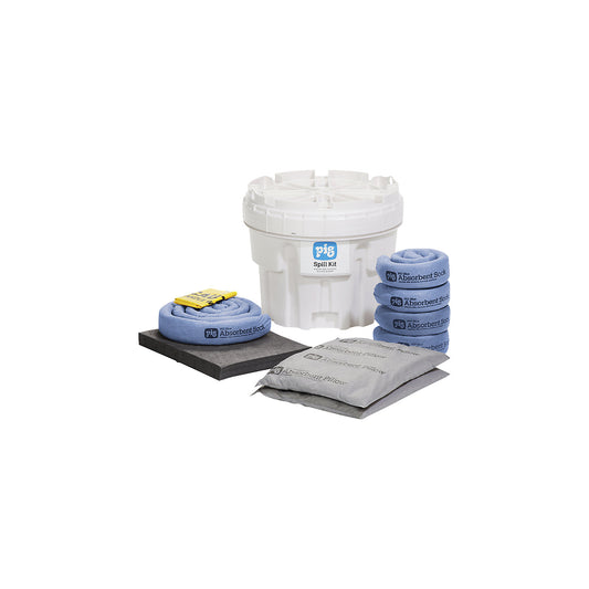 Emergency kit in a 76 l safety drum, universal version, absorbs 46 l.