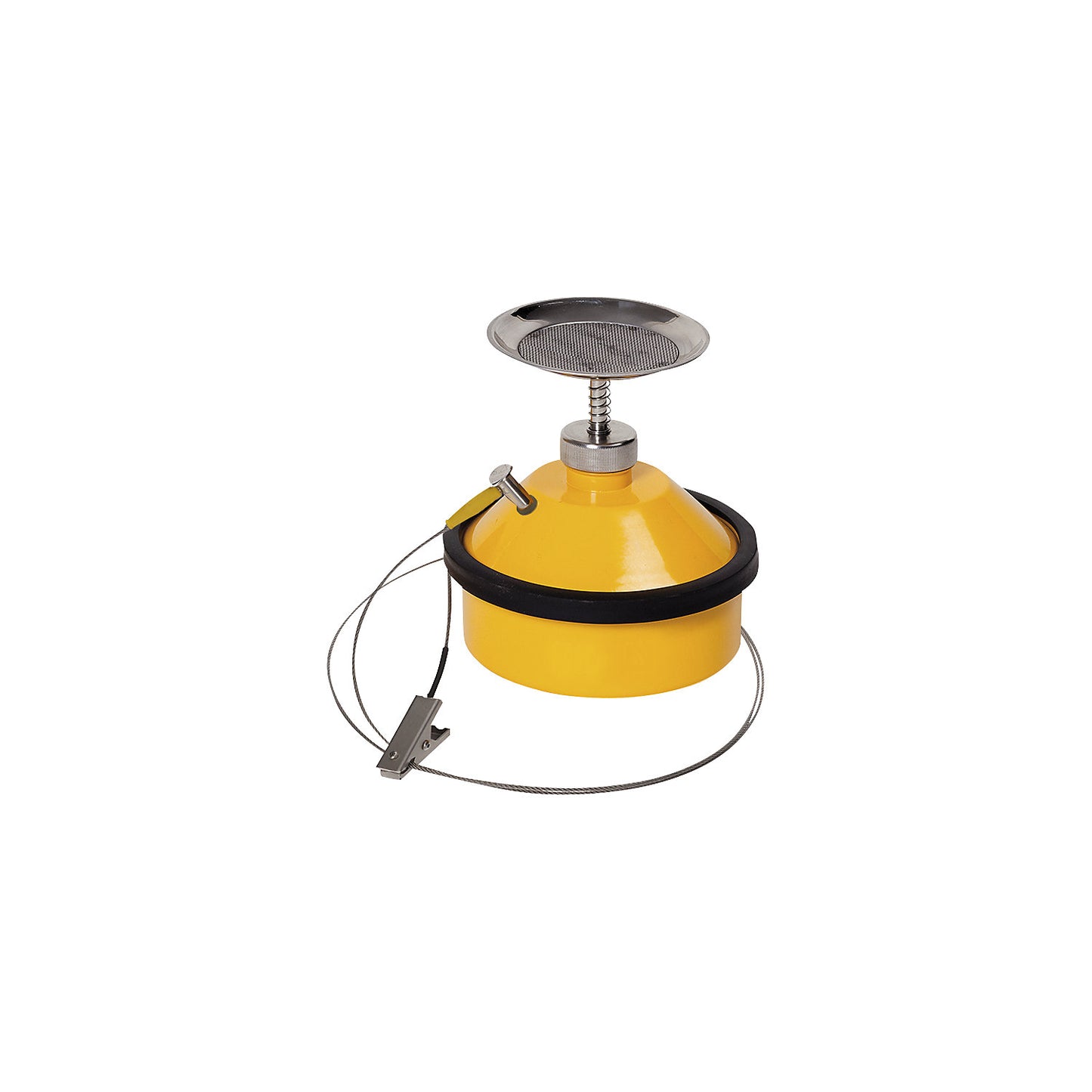 Plunger can with earth connection, sheet steel, capacity 1 l.