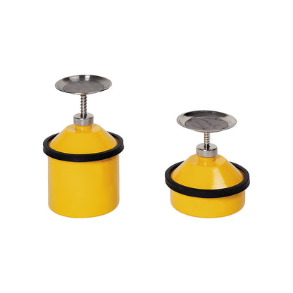 Plunger can with earth connection, sheet steel, capacity 1 l.