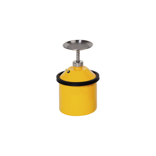 Plunger can with earth connection, sheet steel, capacity 2.5 l.