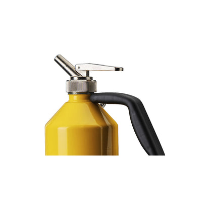 Safety dispensing container made of steel, with fine dosage tap and earth connection, capacity 2 l.