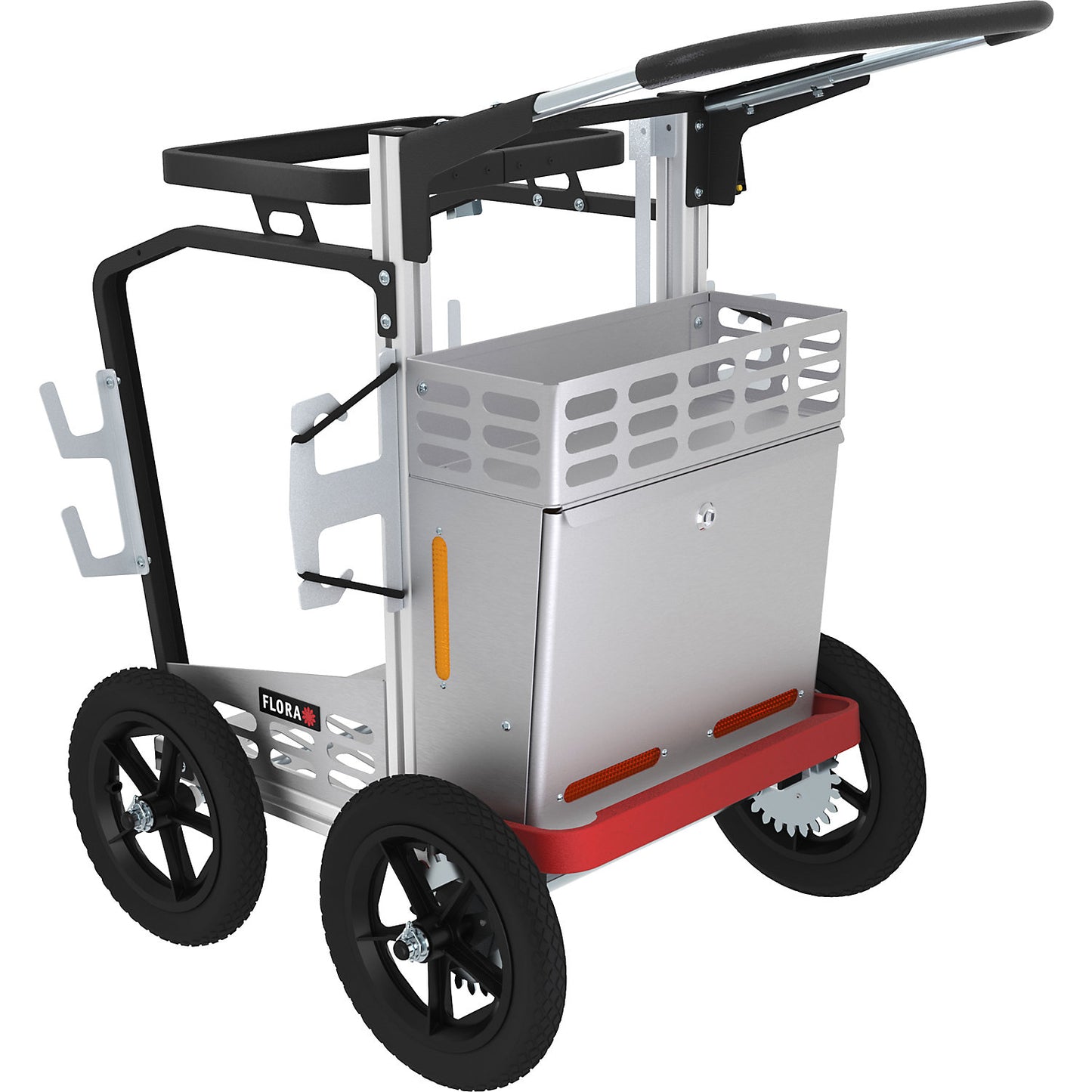 Picobello City waste collection trolley, fixed waste sack holder, HxWxL 1030 x 710 x 900 mm, 120 l.