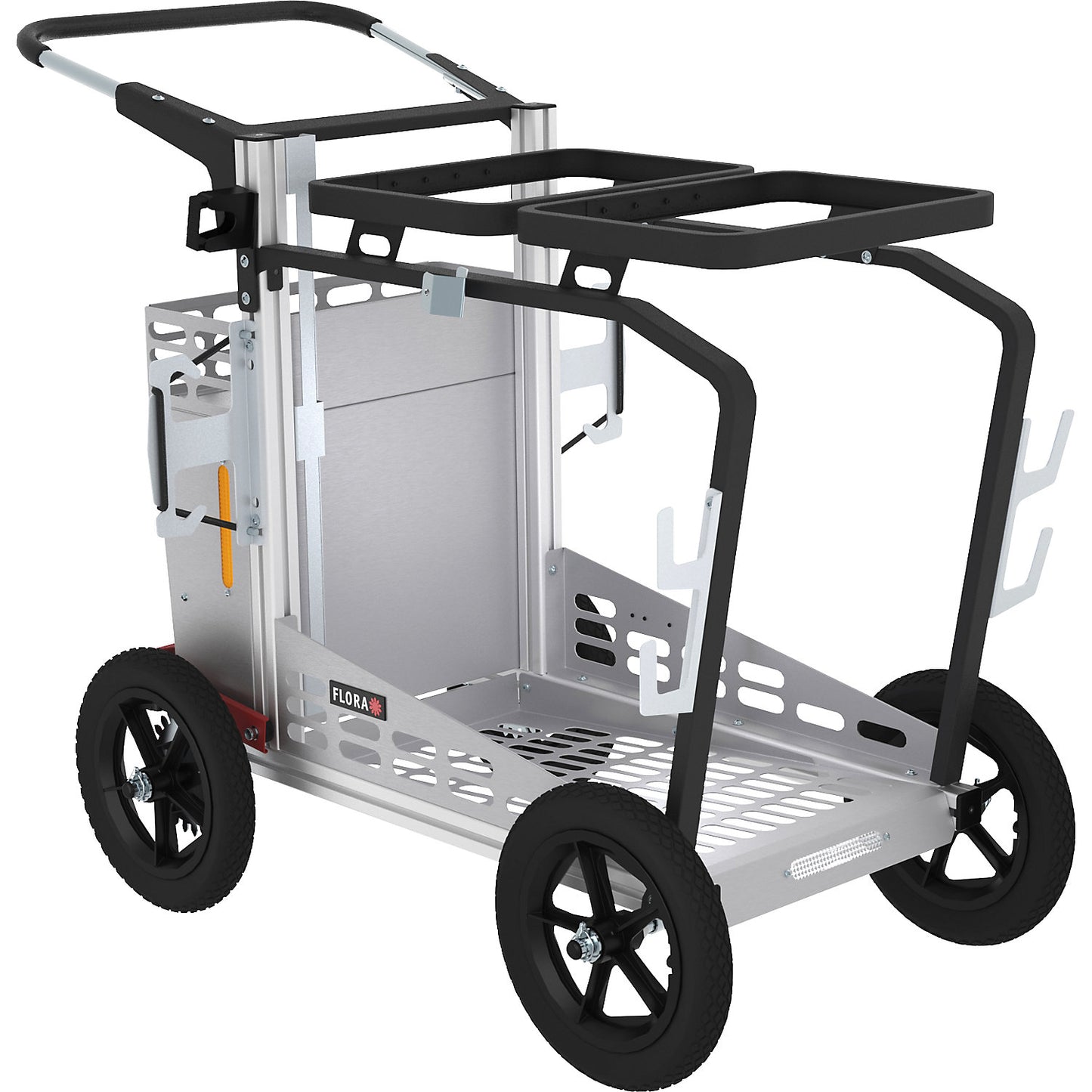 Picobello Metropol waste collection trolley, 2 fixed waste sack holders, HxWxL 1030 x 710 x 1160 mm, 240 l.