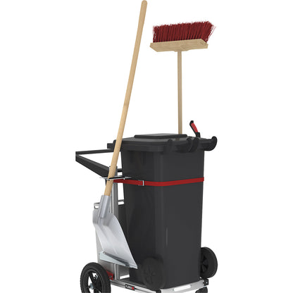 Carrier Original waste collection trolley, for 1 waste collector, 80 - 240 l, with equipment, LxWxH 850 x 680 x 980 mm.