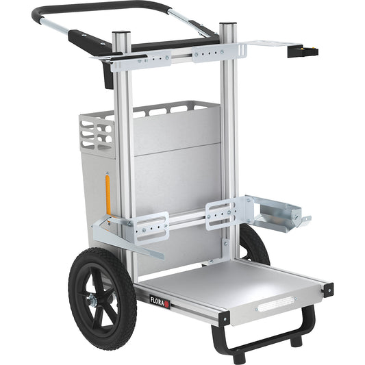 Carrier Original waste collection trolley, for 1 waste collector, 80 - 240 l, LxWxH 850 x 680 x 980 mm.