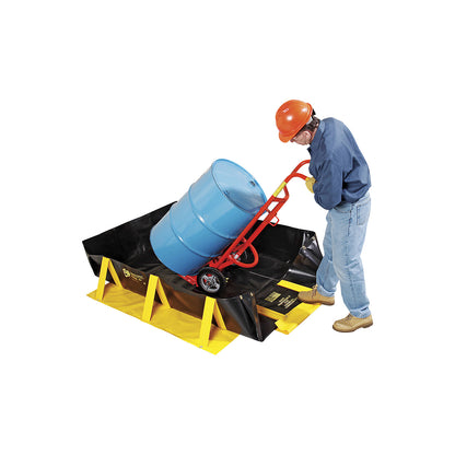 Collapse-A-Tainer® emergency folding tray, copolymer geomembrane, collection capacity 678 l.