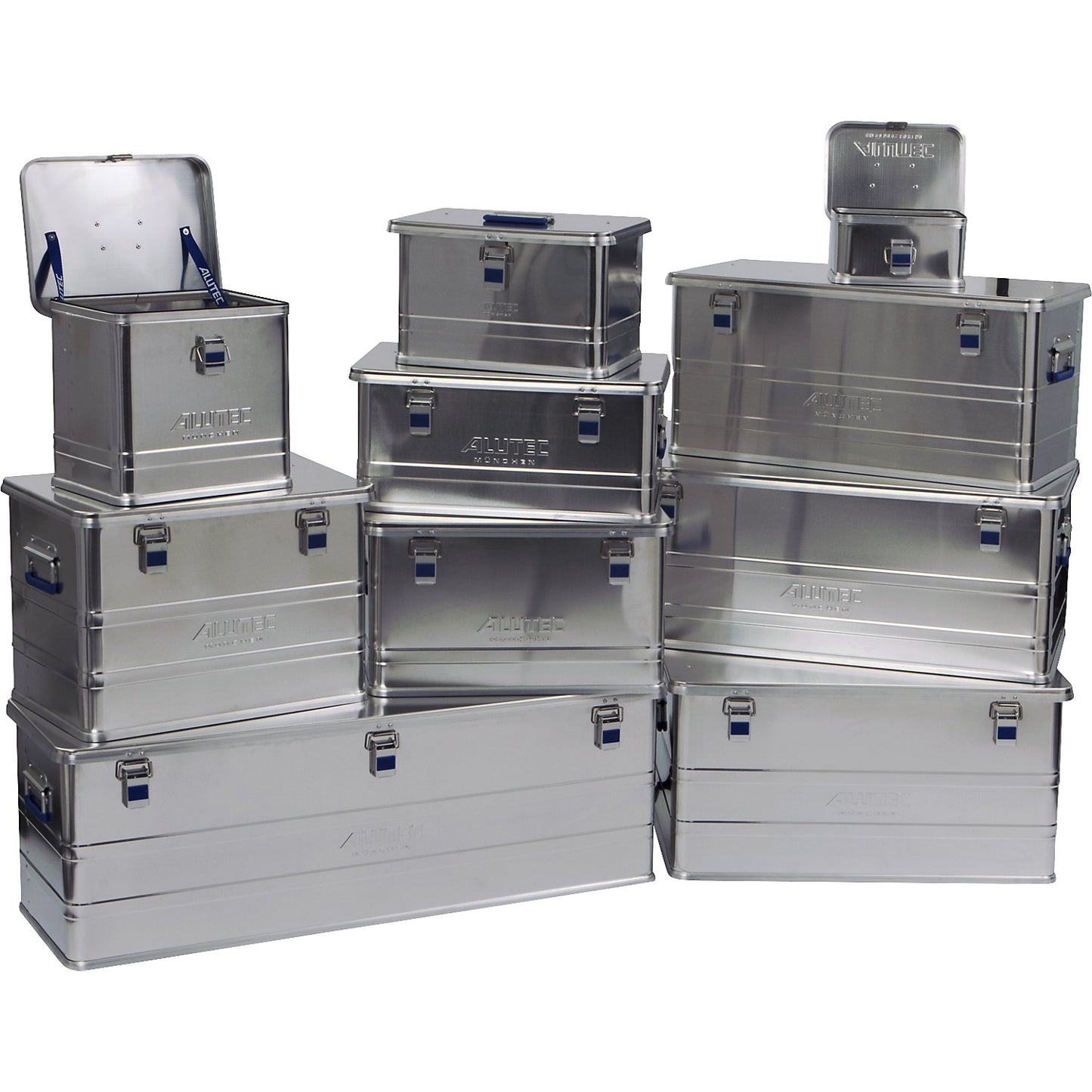 COMFORT aluminium box, capacity 6 l, external LxWxH 280 x 215 x 150 mm.