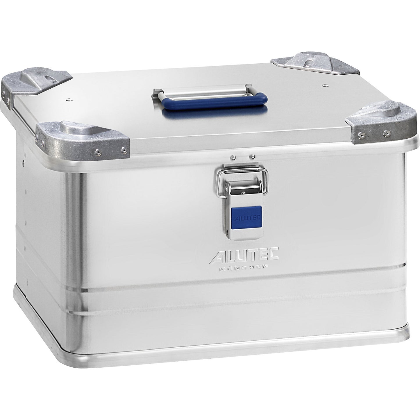 Industry aluminium container, capacity 30 l, external LxWxH 430 x 335 x 277 mm.