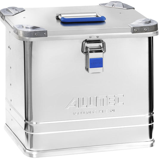 Industry aluminium container, capacity 27 l, external LxWxH 380 x 280 x 344 mm.