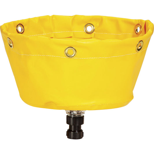 Leak diverter for pipes, compact, WxH 290 x 230 mm, vinyl coated.