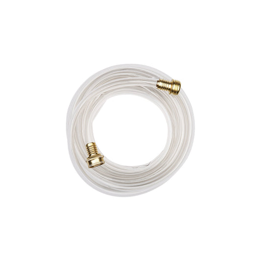 Drainage hose, transparent, length 7620 mm.