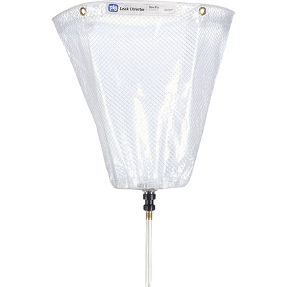 Leak diverter for pipes, WxH 460 x 460 mm, transparent.