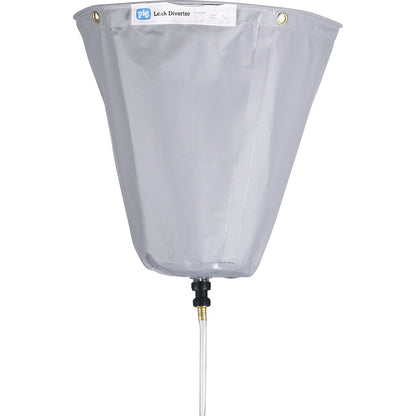 Leak diverter for pipes, WxH 460 x 460 mm, grey.