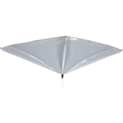 Leak diverter for roofs, WxH 1520 x 1520 mm, grey.