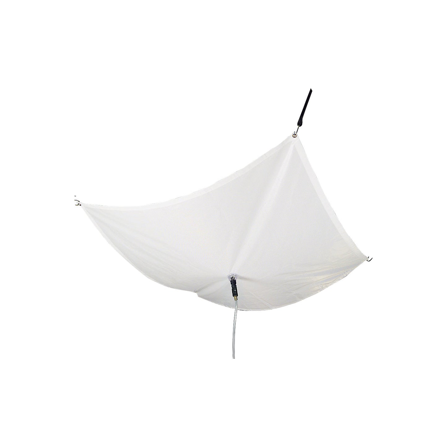 Leak diverter for roofs, WxH 2130 x 2130 mm, grey.