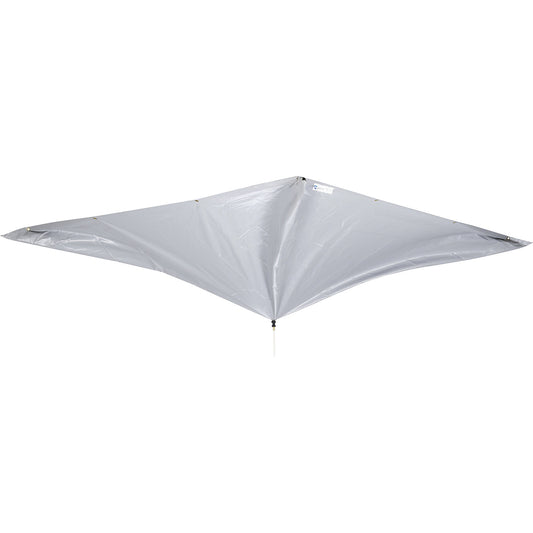 Leak diverter for roofs, WxH 3050 x 3050 mm, grey.
