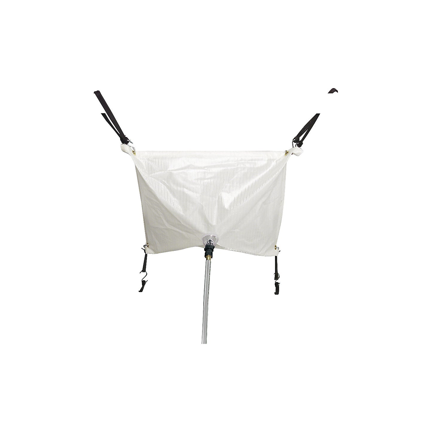 Leak diverter for roofs, WxH 760 x 760 mm, transparent.