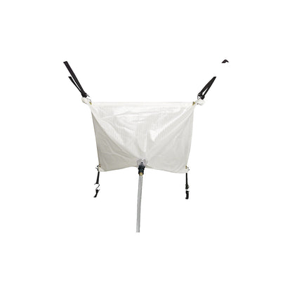 Leak diverter for roofs, WxH 760 x 760 mm, transparent.