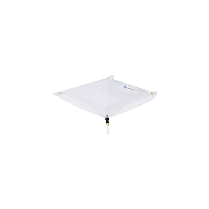 Leak diverter for roofs, WxH 760 x 760 mm, transparent.