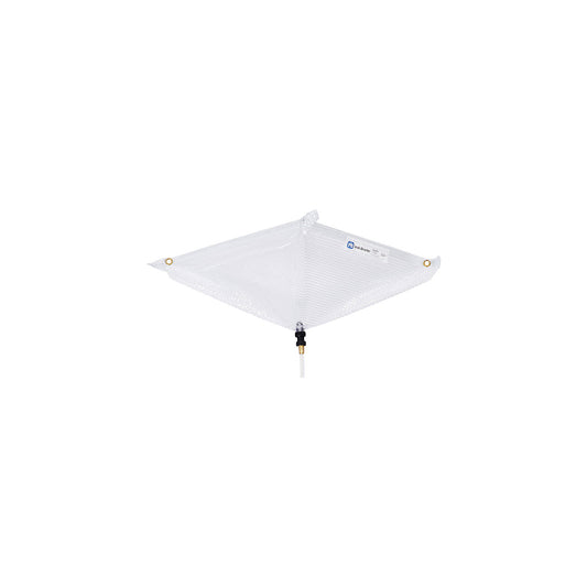 Leak diverter for roofs, WxH 760 x 760 mm, transparent.
