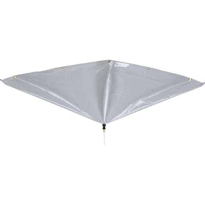 Leak diverter for roofs, WxH 760 x 760 mm, grey.