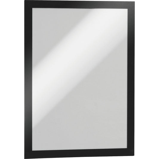 DURAFRAME® display frame, self adhesive, magnetic, for A4, black frame, pack of 20.