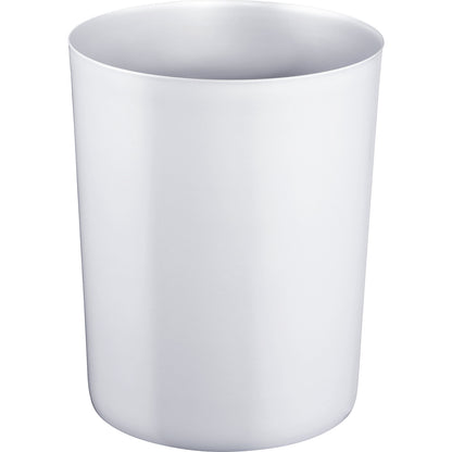 Safety paper bin, capacity 13 l, Ø 245 mm, light grey.