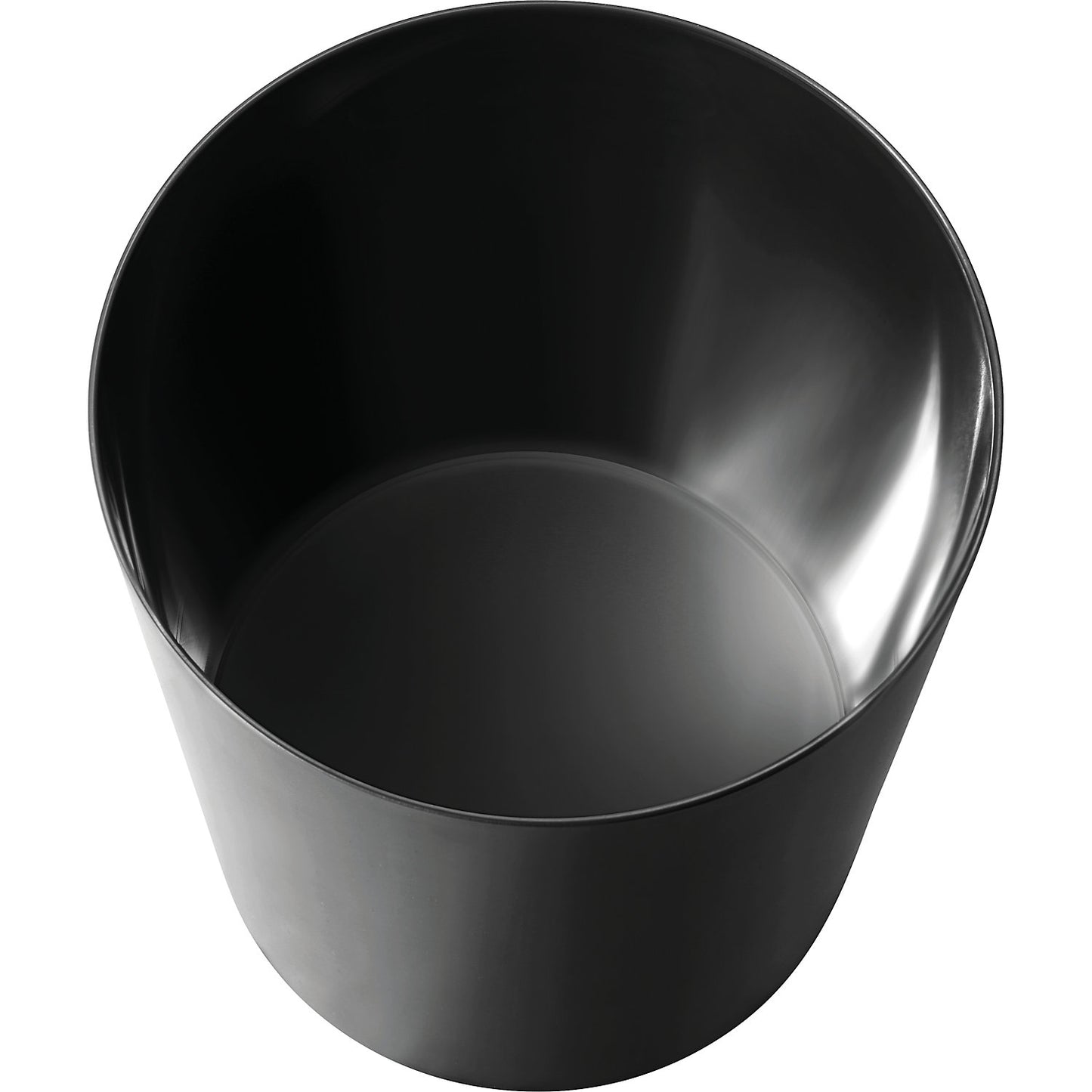 Safety paper bin, capacity 13 l, Ø 245 mm, black.