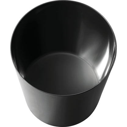 Safety paper bin, capacity 13 l, Ø 245 mm, black.