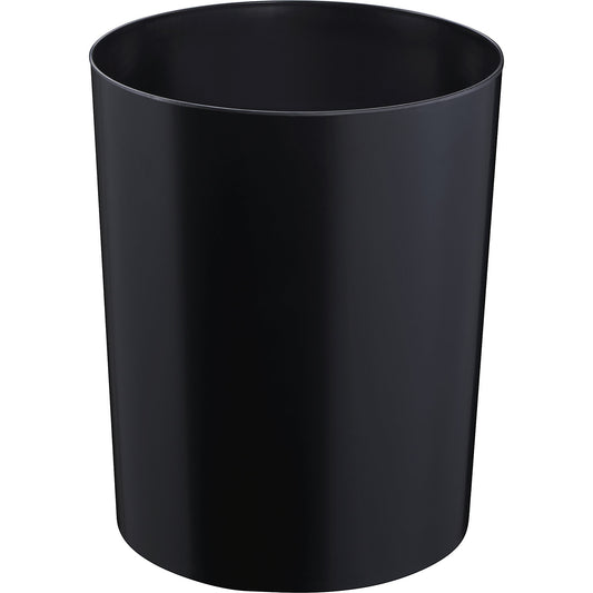 Safety paper bin, capacity 13 l, Ø 245 mm, black.