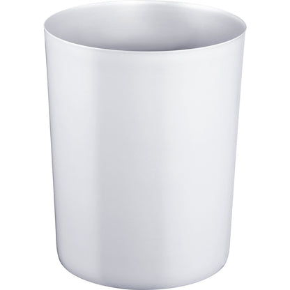 Safety paper bin with aluminium insert, capacity 13 l, Ø 245 mm, light grey.