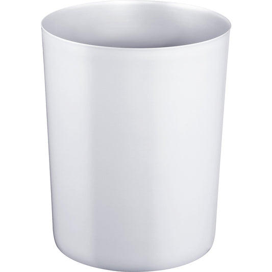 Safety paper bin with aluminium insert, capacity 13 l, Ø 245 mm, light grey.
