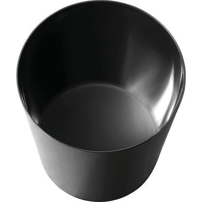 Safety paper bin, capacity 20 l, Ø 280 mm, black.
