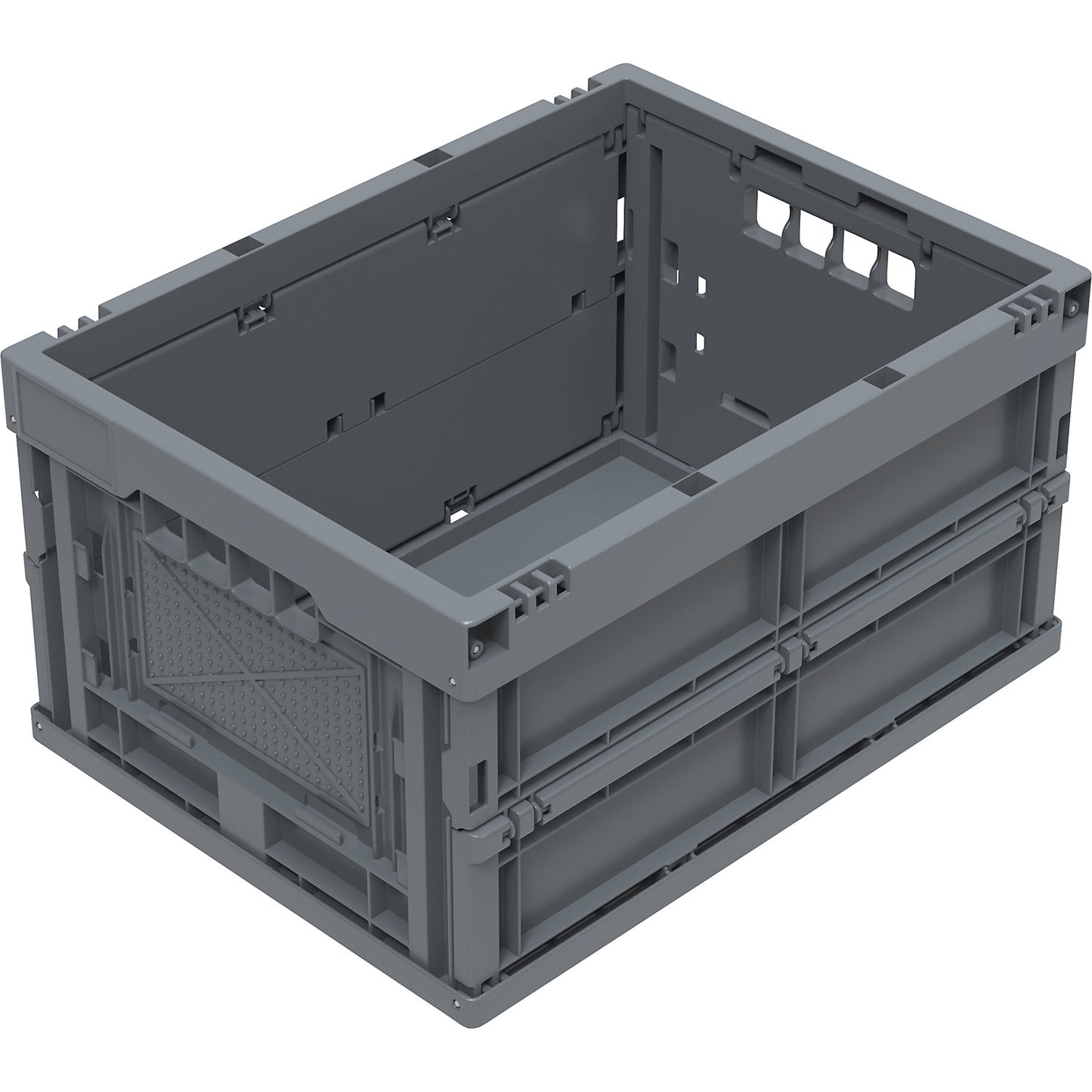 Collapsible container made from recycled regranulate, without lid, capacity 19 l.