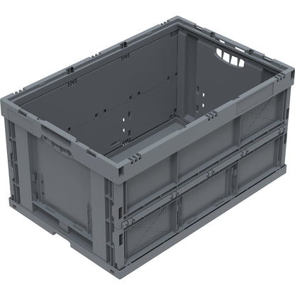 Collapsible container made from recycled regranulate, without lid, capacity 61 l.