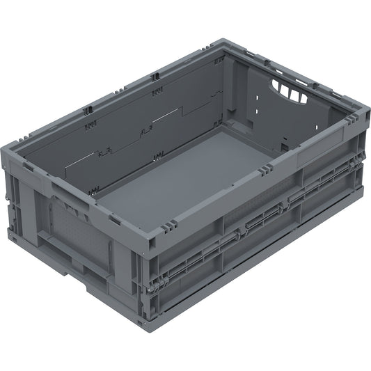 Collapsible container made from recycled regranulate, without lid, capacity 41 l.