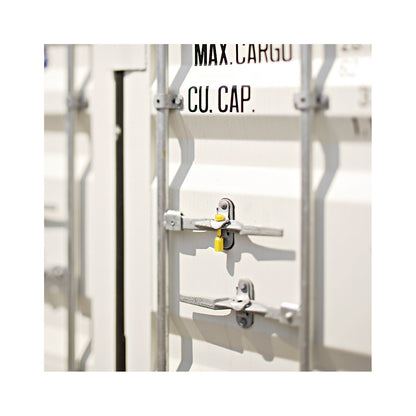 Container seal, yellow, pack of 10, ISO-PAS 17712-2013.