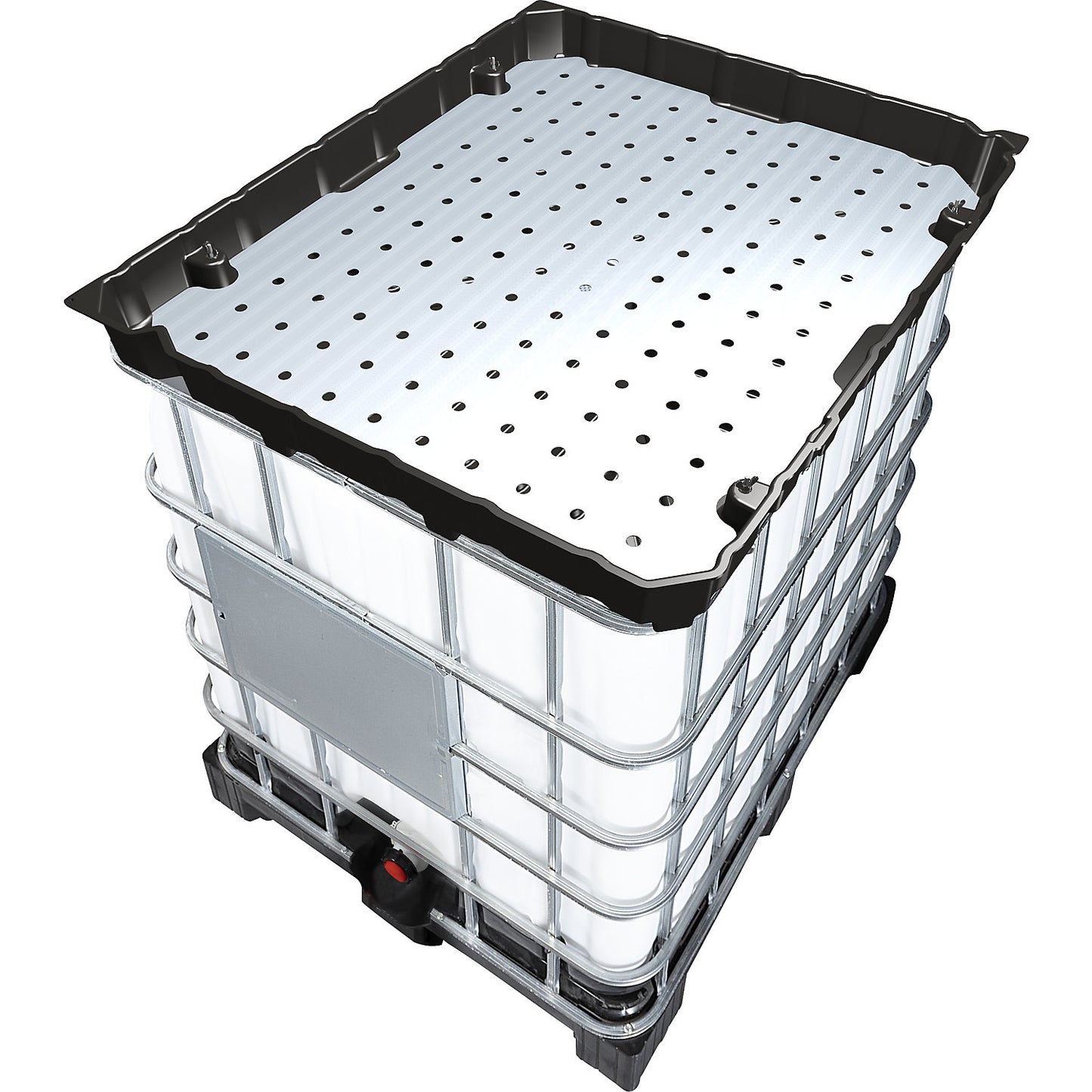 Perforated sheet support, for IBC funnel XL, zinc plated.