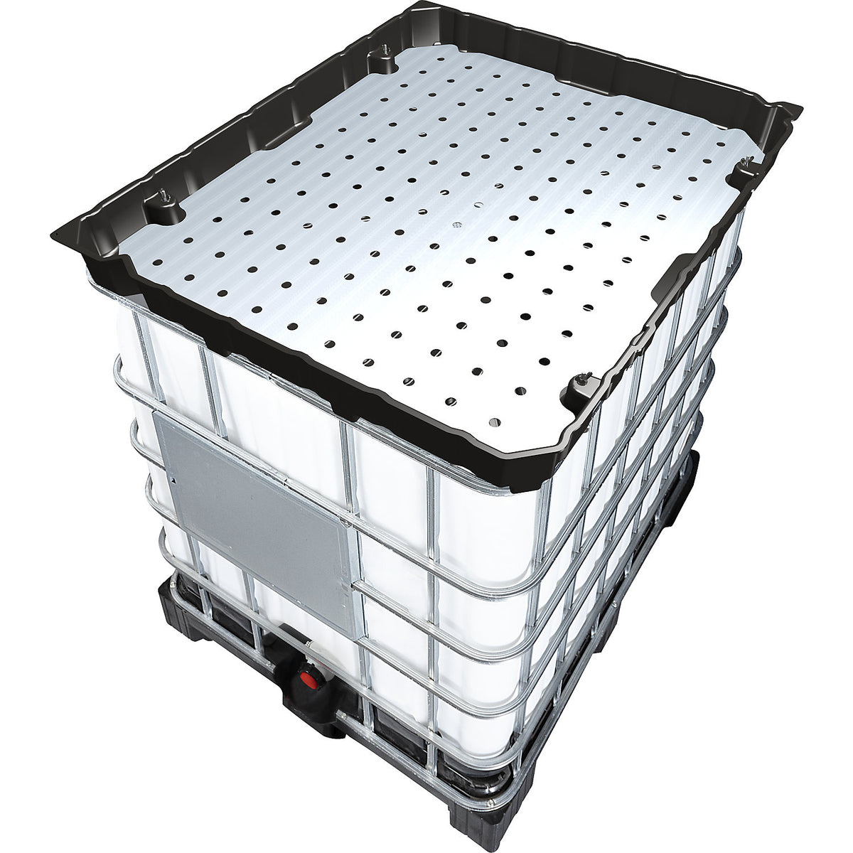 Perforated sheet support, for IBC funnel XL, zinc plated.