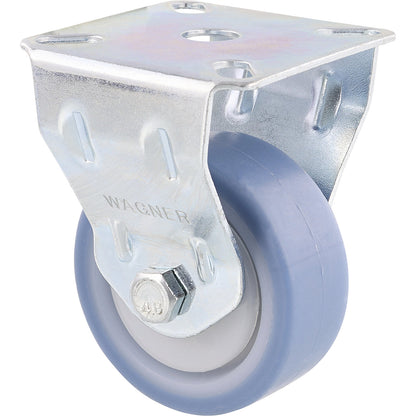 DELUXE light duty fixed castors, wheel Ø 50 mm, pack of 4, fixed castor.