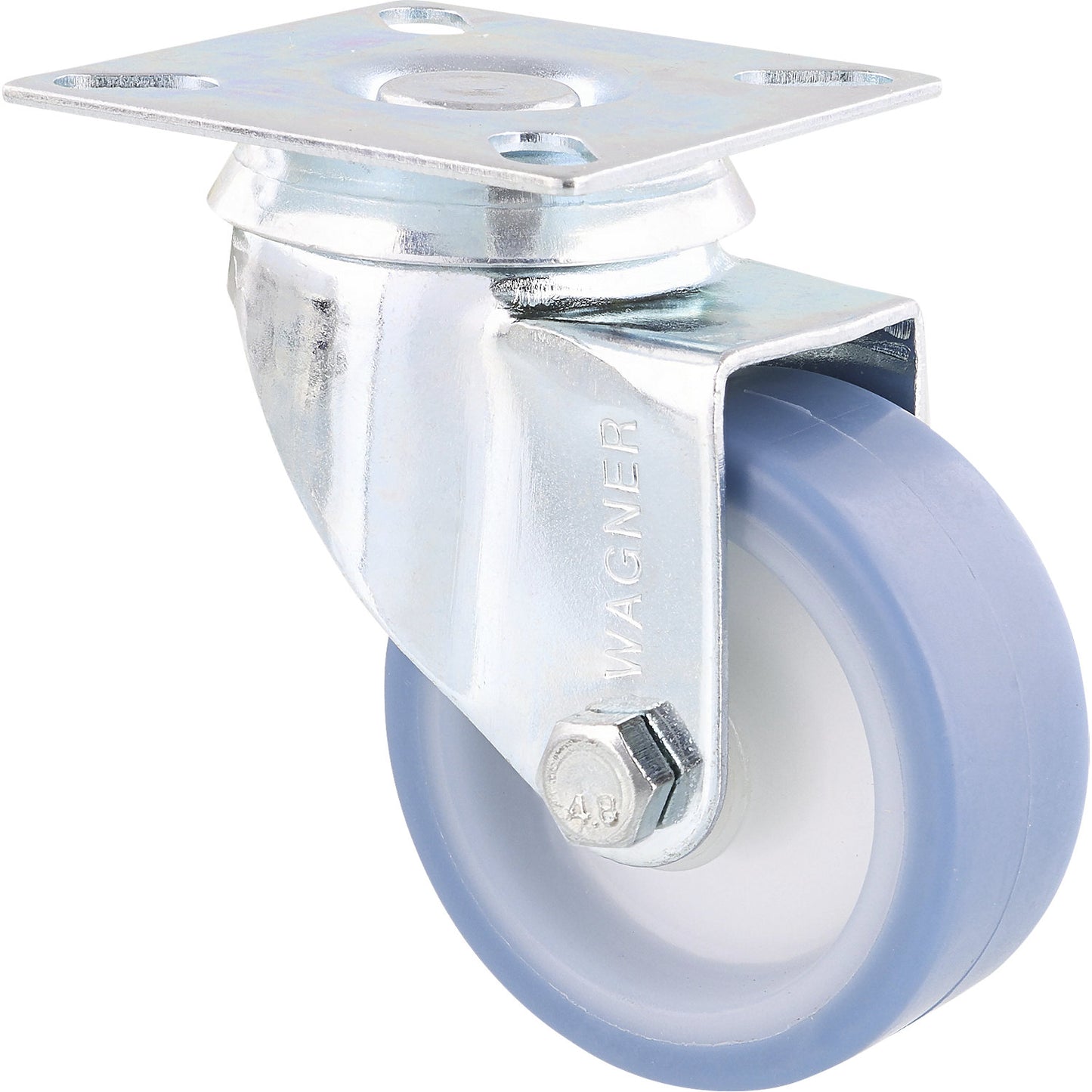 ECO light duty swivel castors, wheel Ø 50 mm, pack of 4, TPR, swivel castor.