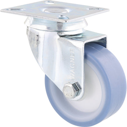 ECO light duty swivel castors, wheel Ø 50 mm, pack of 4, TPR, swivel castor.