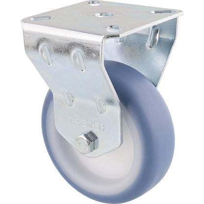 Light duty fixed castors, wheel Ø 75 mm, pack of 4, fixed castor.