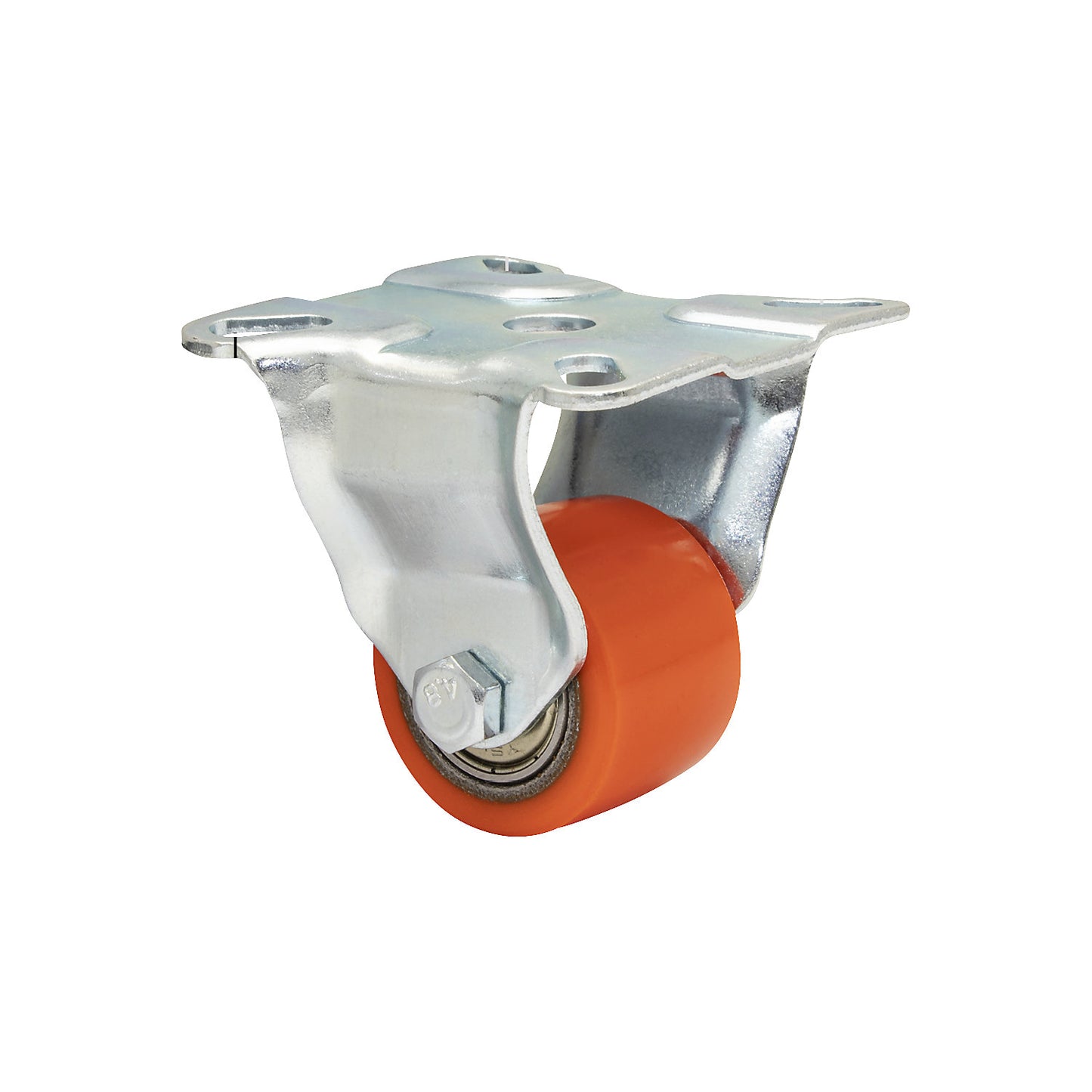 MINI fixed castors for transport equipment, wheel Ø 35 mm, pack of 4, fixed castor.