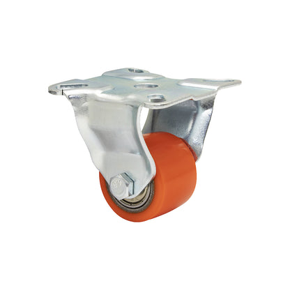 MINI fixed castors for transport equipment, wheel Ø 35 mm, pack of 4, fixed castor.