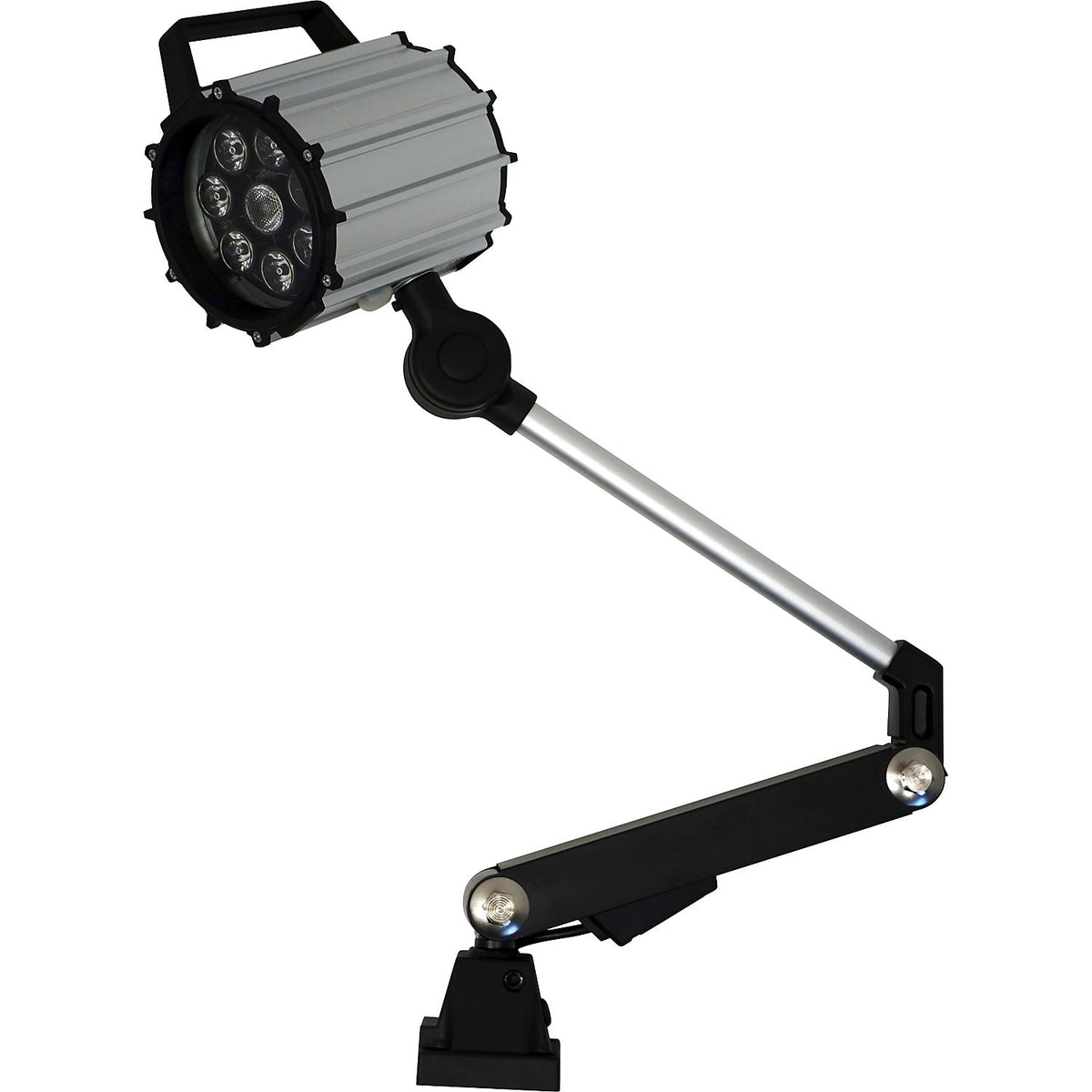 Workis 10 LED lamp with articulated arm, 10 W, 830 lm, IP65, 6000 K, daylight white.
