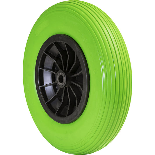 Wheel, puncture proof, foamed, wheel Ø x width 400 x 87 mm.