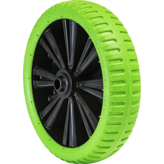 Wheel, puncture proof, foamed, wheel Ø x width 332 x 65 mm.