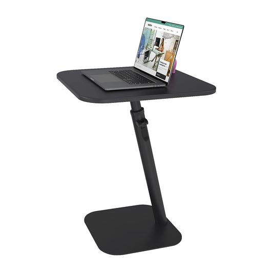 Bento® laptop desk, height adjustment range 555 - 750 mm, black.