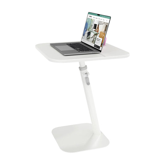Bento® laptop desk, height adjustment range 555 - 750 mm, white.